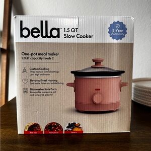Bella 1.5 QT Slow Cooker - Pink
